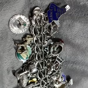 stunning vintage charm bracelet